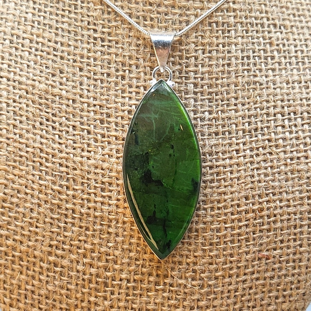 Beautiful Color Enhanced Labradorite Pendant